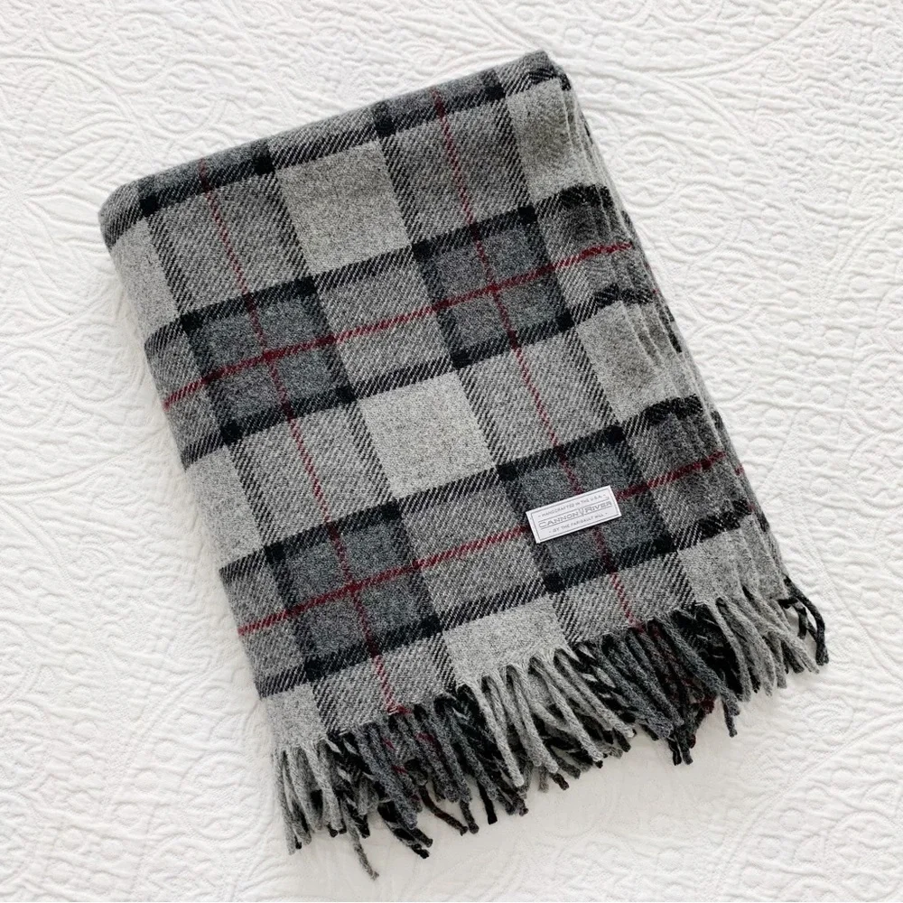 Cannon River by Faribault Mill Wool Throw‎ Blanket (48
